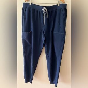 Fabletics Active Scrub Jogger Pants Navy Blue 2X